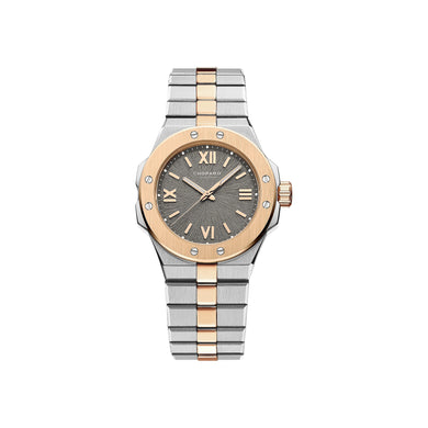 Chopard - Alpine Eagle 36 Acier inoxydable / Or rose / Gris