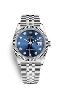 Rolex Datejust 36 Stainless Steel Fluted / Jubilee / Blue Diamond