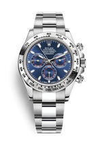 Charger l&#39;image dans la galerie, Rolex Cosmograph Daytona White Gold / Blue