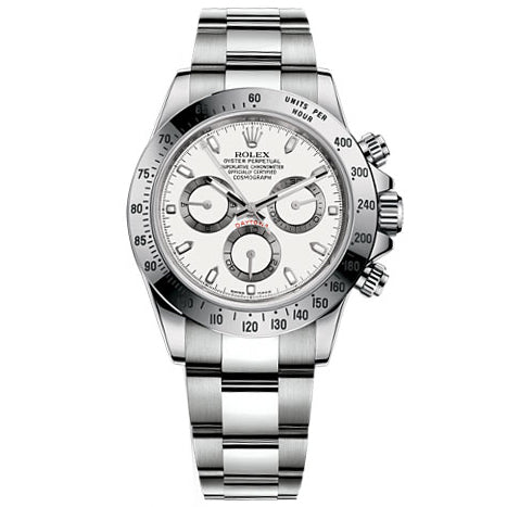 Rolex Cosmograph Daytona Acier / Blanc