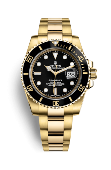 ROLEX Submariner Date Yellow Gold / Black / Cerachrom