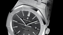 Charger l&#39;image dans la galerie, Audemars Piguet Royal Oak 15300 en acier inoxydable / noir