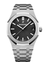 Charger l&#39;image dans la galerie, Audemars Piguet Royal Oak 15300 en acier inoxydable / noir