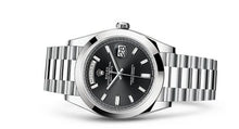 Charger l&#39;image dans la galerie, Rolex  Day-Date 40 Platinum / Black Diamond
