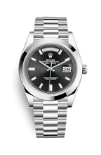 Charger l&#39;image dans la galerie, Rolex  Day-Date 40 Platinum / Black Diamond