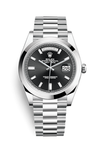 Rolex  Day-Date 40 Platinum / Black Diamond