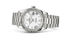Charger l&#39;image dans la galerie, Rolex Day-Date 40 Or blanc / Blanc - Romain