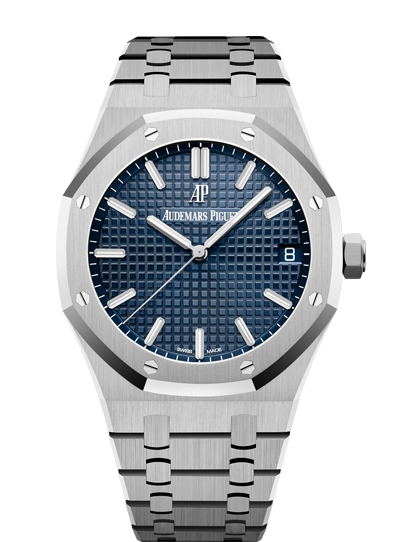 Audemars Piguet Royal Oak Extra-Thin Stainless Steel / Blue