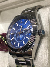 Charger l&#39;image dans la galerie, Rolex Sky-Dweller Stainless Steel / White Gold / Blue