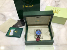 Charger l&#39;image dans la galerie, Rolex Sky-Dweller Stainless Steel / White Gold / Blue
