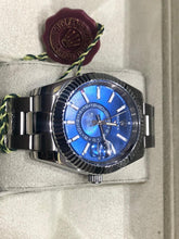 Charger l&#39;image dans la galerie, Rolex Sky-Dweller Stainless Steel / White Gold / Blue
