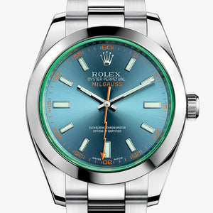 Rolex Milgauss GV Acier Inoxydable / Z-Bleu 116400gv-0002