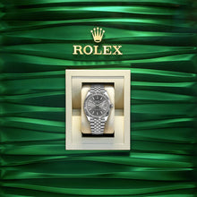Charger l&#39;image dans la galerie, Rolex Datejust 41 acier inoxydable cannelé / jubilé / rhodium foncé