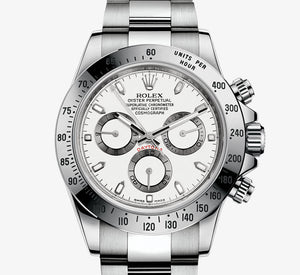 Rolex Cosmograph Daytona Acier / Blanc