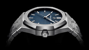 Audemars Piguet Royal Oak Extra-Thin Stainless Steel / Blue