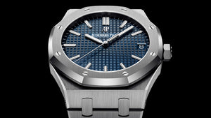 Audemars Piguet Royal Oak Extra-Thin Stainless Steel / Blue