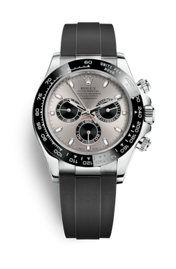 Rolex Cosmograph Daytona Or Blanc / Cerachrom / Argent / Oysterflex