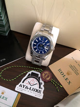 Charger l&#39;image dans la galerie, Rolex Sky-Dweller Stainless Steel / White Gold / Blue