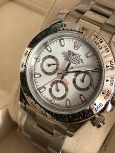 Rolex Cosmograph Daytona Acier / Blanc