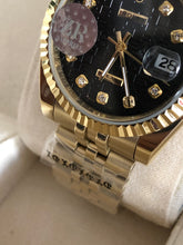 Charger l&#39;image dans la galerie, Rolex Datejust 36 Yellow Gold Fluted / Jubilee / Black Computer