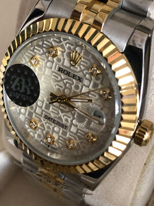 Rolex Datejust 36 Stainless Steel / Yellow Gold / Fluted / Silver Computer / Jubilee
