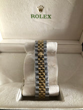 Charger l&#39;image dans la galerie, Rolex Datejust 36 Stainless Steel / Yellow Gold / Fluted / Silver Computer / Jubilee