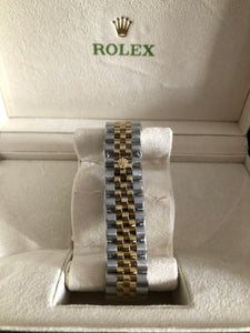 Rolex Datejust 36 Stainless Steel / Yellow Gold / Fluted / Silver Computer / Jubilee