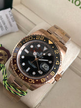 Charger l&#39;image dans la galerie, ROLEX GMT-Master II Everose / CHNR / Oyster 126715CHNR-0001