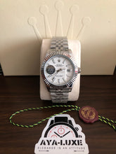 Charger l&#39;image dans la galerie, Rolex Datejust 41 Acier Inoxydable Cannelé / Jubilé / Blanc 126334-0010