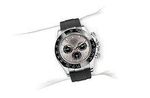 Charger l&#39;image dans la galerie, Rolex Cosmograph Daytona Or Blanc / Cerachrom / Argent / Oysterflex