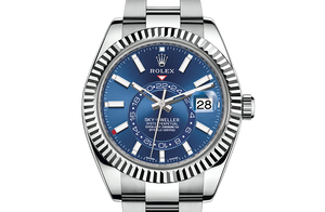 Rolex Sky-Dweller Stainless Steel / White Gold / Blue